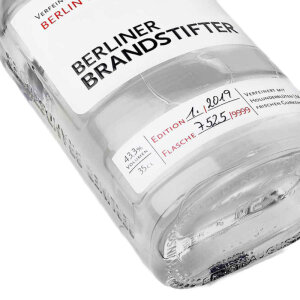 Berliner Brandstifter Berlin Dry Gin 0,35l Spitzenspirituose