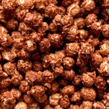 Knalle Popcorn Dunkle Schokolade ger&ouml;stete Mandel