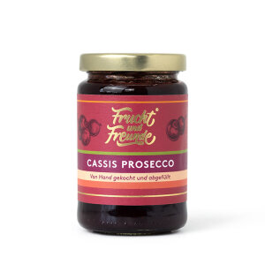 Fruchtaufstrich Cassis-Prosecco 240g der Manufaktur...