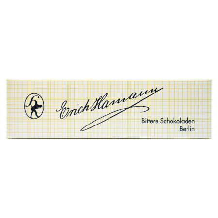 hauchd&uuml;nne Bitter-Platten 100g Bitterschokolade der Manufaktur Erich Hamann