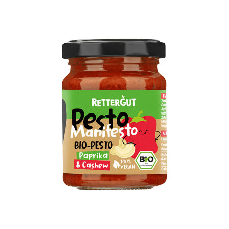Rettergut BIO-Pesto Paprika &amp; Cashew 120g