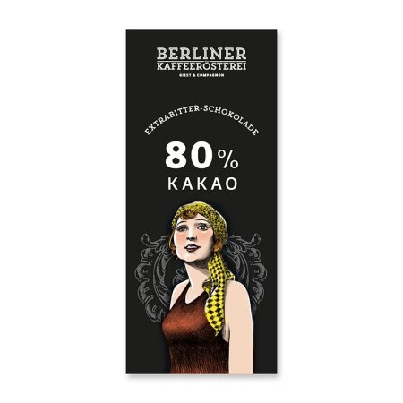 BKR Classic Line Extrabitter-Schokolade 80% Kakao 100g