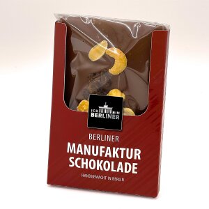 Manufakturschokolade Vollmilch Traube-Nuss 75g von Ick bin Berliner