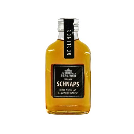 ICK BIN BERLINER Schnaps Weinbrand 36% vol 0,1l