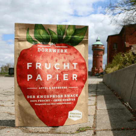 D&ouml;rrwerk Fruchtpapier Erdbeere