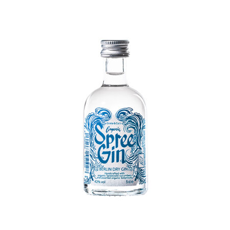 Spree Gin 42%vol. 5cl Dry Gin Miniflasche der Manufaktur Grote &amp; Co. Spirits