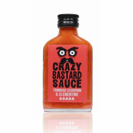 Crazy Bastard Sauce Trinidad Scorpion &amp; Clementine 100ml