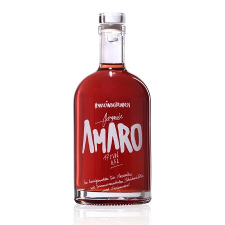 Amaro Organic 17%vol. 0,5l&nbsp;der Manufaktur&nbsp;Grote &amp; Co. Spirits aus Berlin