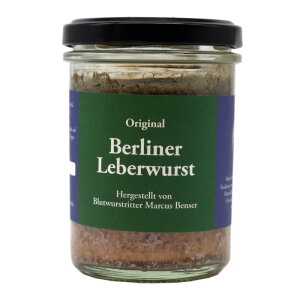 Blutwurstmanufaktur Berliner Leberwurst im Glas 175g