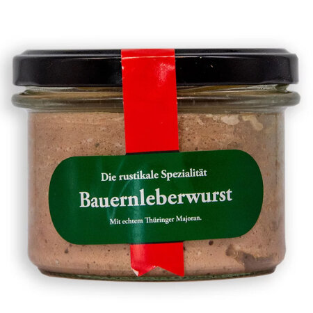 Bauernleberwurst im Glas 175g der Berliner Blutwurstmanufaktur