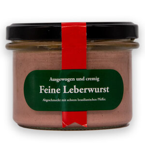 Feine Leberwurst im Glas 175g der Berliner Blutwurstmanufaktur
