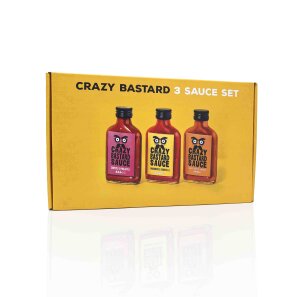 Crazy Bastard 3 Saucen Set mild