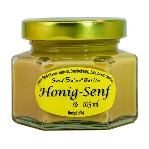 Honig-Senf 105ml der Manufaktur Senfsalon aus Berlin