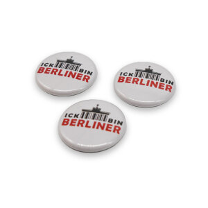 Fanartikel Anstecker Button klein von Ick bin Berliner